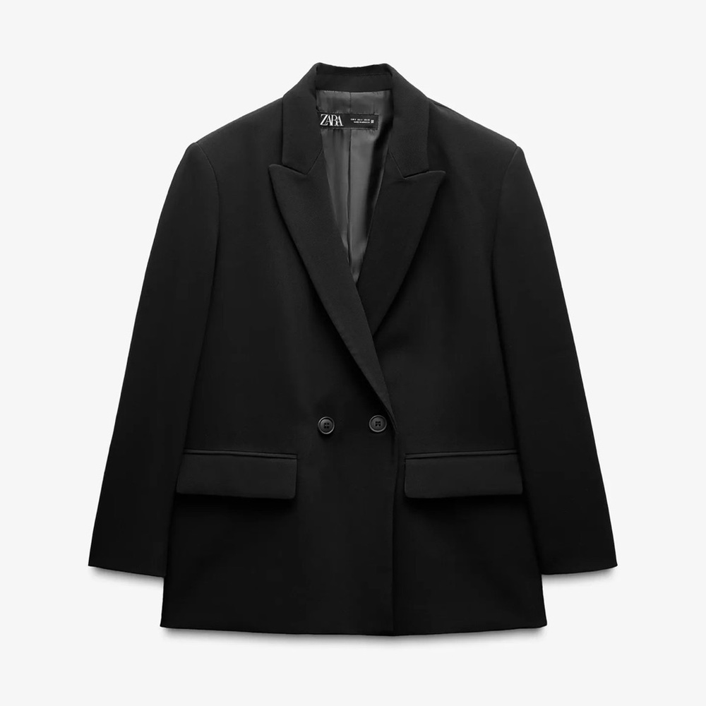 Zara Women's Elegant Black Suit Jacket